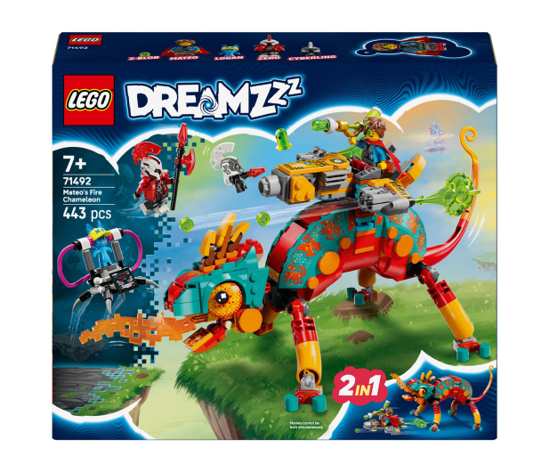 LEGO Dreamzzz 71492 Ognisty kameleon Mateo - 1331647 - zdjęcie